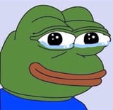 smile cry pepe