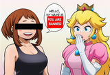 Princess Peach and that who shalt not be named