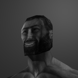 gigachad low poly