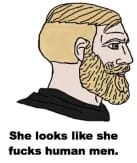 she looks like she fucks human men
