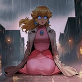 princess peach rain