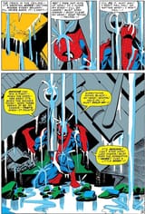 spiderman lifts building