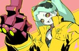 angry middle finger anime goblin
