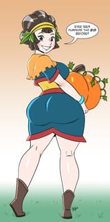Kina pumpkin booty