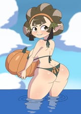 Kina bikini butt