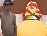 Lee bait pregnant Sunset Shimmer