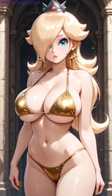 rosalina golden bikini