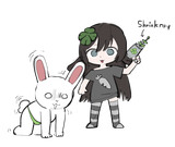 kiki and champyon drawn by yubi - 9cf56b76708652ab4583855c0fbdbc13