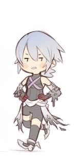 Aqua chibi sassy