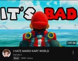 Nintendo Mariokart World is BAD