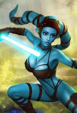 Twi&#039;lek Jedi Aayla Secura by Mironishin