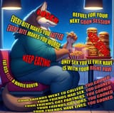 ai fat furry gooner caption