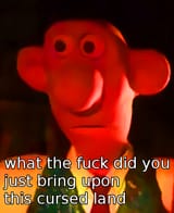 what the fuck did you just bring upon this cursed land