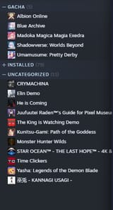 list