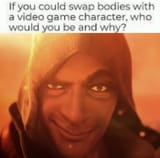 swap with a vidya character