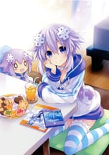 nep at a table looking lovely small