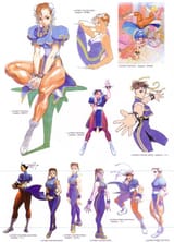 chun li street fighter artbook