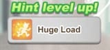 Hint level up huge load