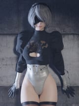 2B against the wall On model