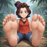 pauline sitting