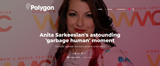 Anita Sarkeesian&#039;s astounding &#039;garbage human&#039; moment