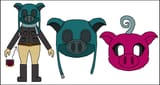 hidden character art porkenhog