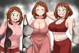 20250806_2103_Three Ochako Variants_remix_01k21b2nwzfj996b9gt1wyk80h
