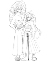 Anji and Baiken sketch