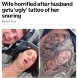 sleeping tattoo