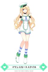 MainichiCH-Vert_Marine_Skirt_Style