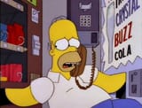 man trapped inside two vending machines