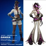 in game on the right, survey skin revealed months prior on the left