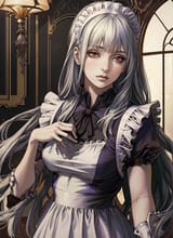 White Haired Girl - The House in Fata Morgana