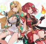 __pyra_and_mythra_xenoblade_chronicles_and_1_more_drawn_by_gonzarez__882c7ec547aa6d90ec9fb537def3082e