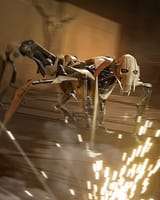 VERY fast Grievous crawling at incredible hihg speed