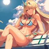 __mythra_xenoblade_chronicles_and_1_more_drawn_by_itzah__5345acdf274bc577dfefc1796416223c