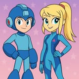 20250808_1745_Megaman Meets Equestria Girls_simple_compose_01k25t9137fgwrgy0wdpmdwdy9