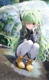 tachibana_hikari umbrella uniform
