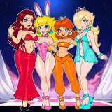 kirby (series), sonic (series), mario (series), riz, sarukaiwolf, 0.5__fishine s-3519503356