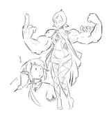 45147 - 4chan arms artist_nayaa fi flexing link middle_finger muscles parody skyward_sword the_legend_of_zelda