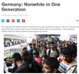 Germany nonwhite in a generation