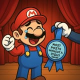 20250809_1905_Mario&#039;s Blue Ribbon Victory_simple_compose_01k28h7bdxffx8tr7fenkqn9pm