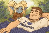 20250811_1224_Garen in Blueberry Orchard_remix_01k2cz0qgxf6btb3s4zcbd85ss (1)