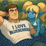 20250811_1257_Garen&#039;s Blueberry Bliss_simple_compose_01k2d0z2a1ffst4q5gn9wjkys3