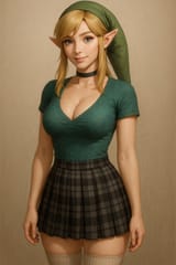 20250811_1555_Female Link&#039;s Modern Attire_simple_compose_01k2cpjgz2ec5s8ma7a1x9jvad