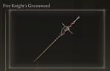 fire knight greatsword
