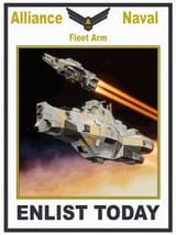 Nebulous Alliance Enlist Poster