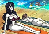 milf sunbathing