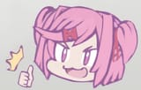 natsuki thumbs up small(UpRGB)(noise_scale)(Level0)(x10.000000)