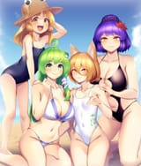 __kochiya_sanae_moriya_suwako_yasaka_kanako_and_kudamaki_tsukasa_touhou_drawn_by_tarmo__ce59f08c746960aec9c17a1d0ac016e6